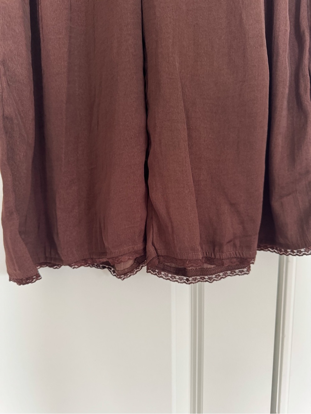 aerie Brown Sleep Silky Pants - Picture 2 of 3